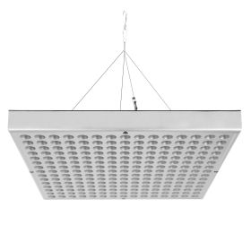 45W LED Grow Light Panel 225 LEDs Plant Grow Lamp Light with Rope Hanger for Indoor Greenhouse Hydroponic Plants Veg Flower Fruits US Plug (Option: WHT)